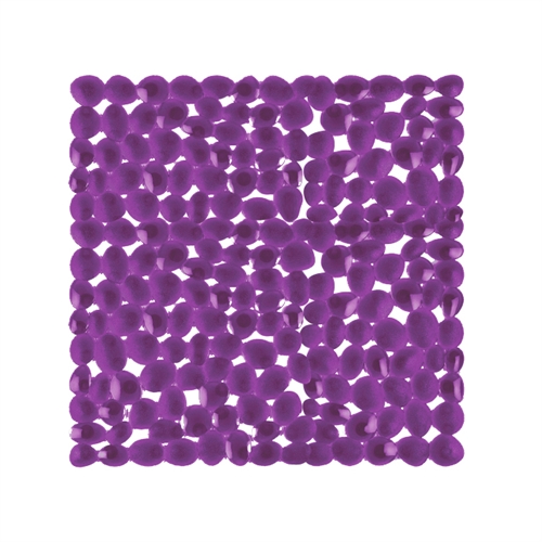 Pebble shower mat - purple